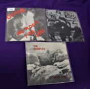 A lot of three rare punk 45's by Demob , Crisis and the Samples - great raw punk rock and tough to