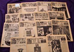 A lot of fifteen New Musical Express Newspapers from the golden era of rock and pop - from the