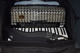 A Hohner Atlantic Deluxe accordion
