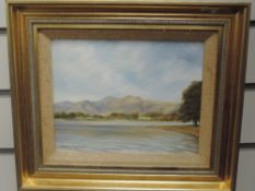 An oil painting on board, A Picton, Natal, signed and attributed verso, and dated 1984, 22 x 29cm,