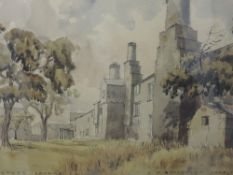 A watercolour, E Michael Bottomley, Nether Levens, signed and dated 1965, 28 x 28cm, plus frame