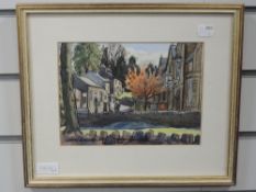 Two watercolours and a sketch, Caroline A Metcalfe Gibson, Ravenstonedale, signed, 16 x 22cm, Jack