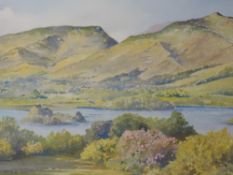A Ltd Ed print, after K W Burton, Grasmere, signed , num 156/800, 27 x 37cm, plus frame and glazed