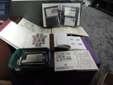 A collection of GB and some World Stamps, mainly used, along with early Queen Elizabeth Covers