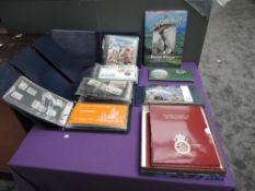 A collection of Isle of Man Stamps, in box and albums including Year Packs, Covers, Presentation