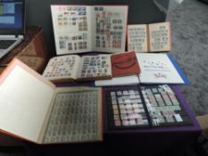 A collection of World Stamps, mint and used, sheets of World Stamps and Labels, in albums