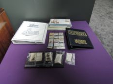 A collection of modern World Stamps including Royalty, Railway and Disney, Cigarette Cards etc