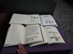Four albums of Stamps, Czechoslovakia 1918 to 1992 in two albums mainly used, Switzerland 1854 to