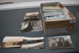 A collection of vintage and modern Postcards, various including street scenes