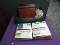 A collection of GB First Day Covers, 1969-1984, including Rugby Covers and World used Stamps