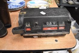 A Halda Haldex AB taxi fare meter or machine