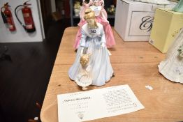 A Royal Worcester limited edition figurine, Mothering Sunday750/9500 with certificate
