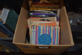 A selection of 45rpm vinyl singles including 80's pop and rock interest