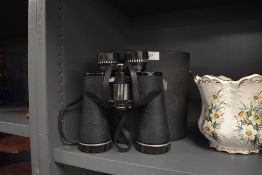 A pair of Chinon 10x50 binoculars with fitted case