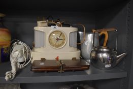 A selection of tea wares including Picquot coffee pot and Goblin teasmade