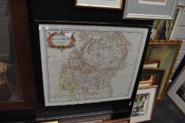 A vintage map of Westmorland by Robert Morden.