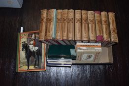A selection of books including Thomas the Tank and Beatrix Potter