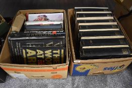 Two boxes of WW2 volumes and magazines including Great battles of WW2 , imperial German army