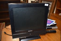A Matsui portable TV and accesories