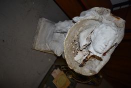 A plaster figure (as found)