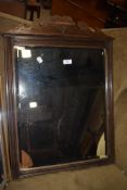 A Victorian stained frame wall mirror (ex dressing table)