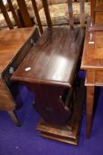 A Canterbury style magazine rack side table by Ancient Mariner