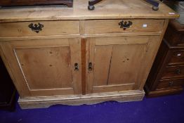 a modern farm house style pine dresser base or side board