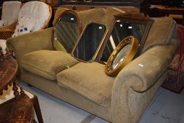 A modern settee of nice quality (possibly Laura Ashley or similar) in the traditional style