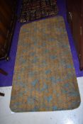 A mid century carpet square or hall way runner