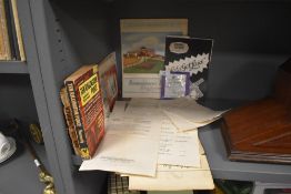 A selection of ephemera including brochures and auction notice for The Grange Ulceby