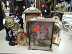A selection of clocks various makes and styles