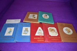 Seven Beatrix Potter story books including Peter Rabbit and Tom Kitten