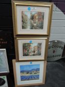 Three provincial styled prints