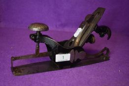 A vintage woodworkers compass plane by Stanley no. 113