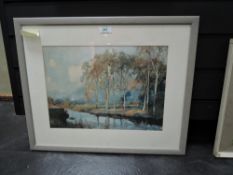 A full colour print after Alfred Heaton Cooper