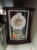A modern quartz decorative mantel clock