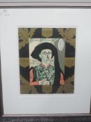 A Ltd Ed lithographic print, after Simon King, Edward Grinston, signed, num 1/8, 47 x 37cm, plus