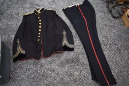 A early 20th century Indian Medical Services Dress Tunic and Trousers by Jones & Co, London