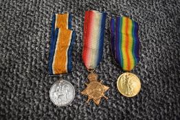 A WW1 Trio Medal Group to 1117 DVR. H. Pearce, RA & RFA, All three medals have correct ribbons