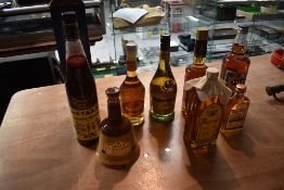 A collection of World Rum, Brandy and Liqueur including Metaxa 1L 40% vol with original box, De