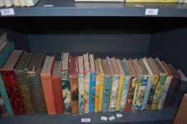 Children's and related. A shelf. Includes numerous dust wrappered novels, myths and legends, etc. (