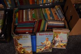 Children's. W. E. John's - Biggles. A carton. Mixed impressions/reprints. Majority without dust