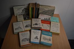 Wainwright. Pictorial Guides and similar. Includes; books 1-7 in early impressions without dust