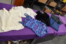 A collection of predominantly 1940 and 50s ladies clothing,AF for spares or repairs.