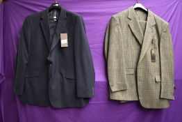 A gents Skopes wool blend suit with tags and a Centaur blazer new with tags.