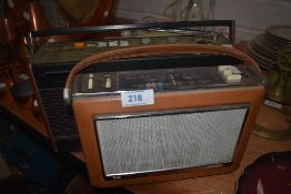 Two transistor radios including Bush TR130 and Roberts R747