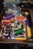 A selection of various sewing threads