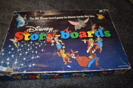 A vintage childrens board game by Disney Story Boards