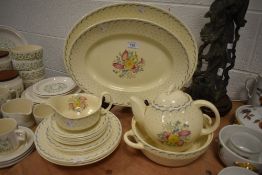 A selection of ceramics by Crown Works Burslem Susie Cooper