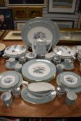 A part tea and dinner service by Royal Worcester in the Woodland design